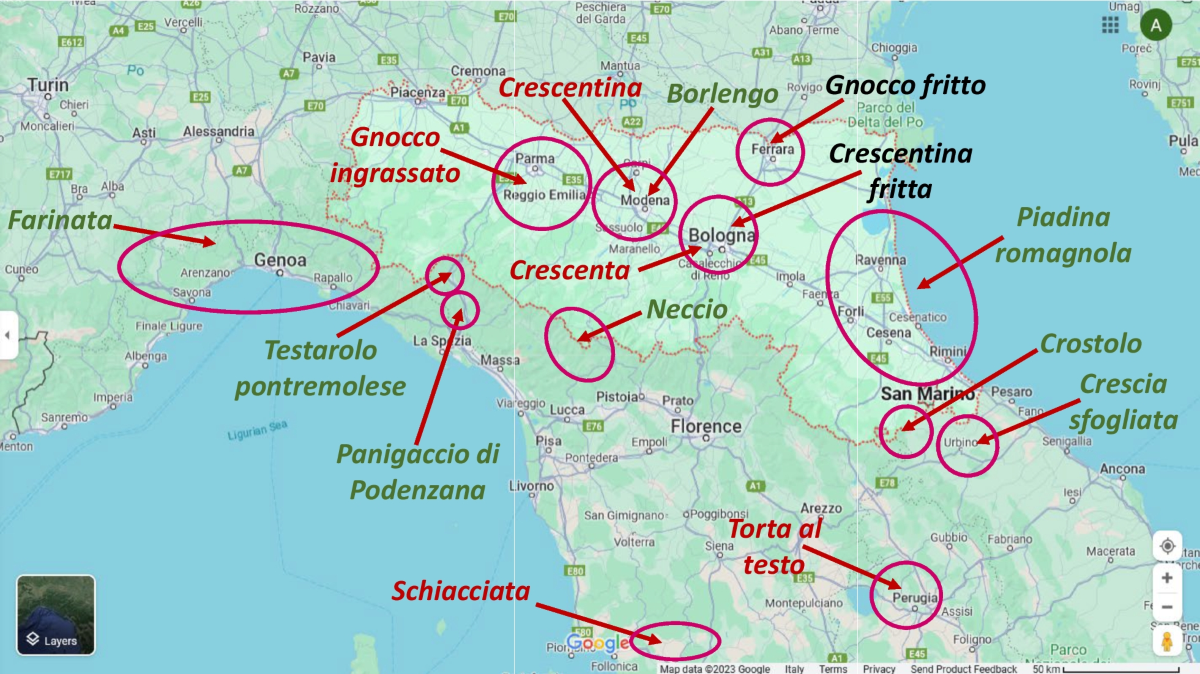 Traditional Italian flatbreads: cultural diversity, processing technology  and future perspectives | Journal of Ethnic Foods, image size:1200x674