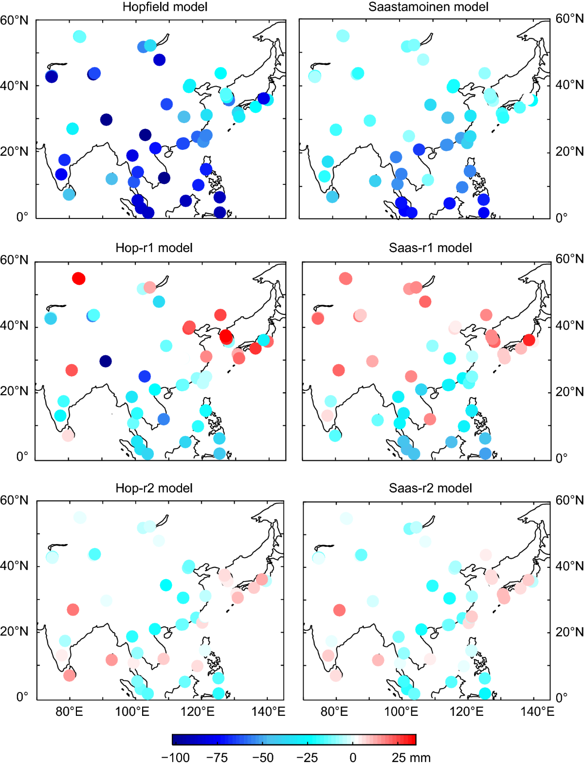 Development and evaluation of the refined zenith tropospheric  