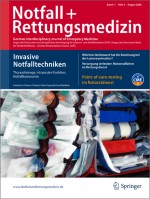 Notfall +  Rettungsmedizin 5/2008