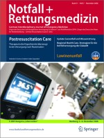 Notfall +  Rettungsmedizin 7/2008