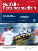 Notfall + Rettungsmedizin 5/2017