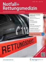 Notfall + Rettungsmedizin 1/2025