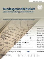 Bundesgesundheitsblatt - Gesundheitsforschung - Gesundheitsschutz 5/2020