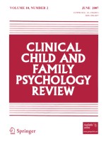Clinical Child and Family Psychology Review 2/2007