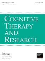 Cognitive Therapy and Research 4/2010