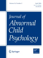 Journal of Abnormal Child Psychology 2/2006