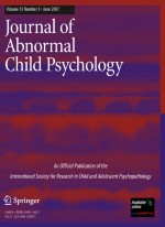 Journal of Abnormal Child Psychology 3/2007