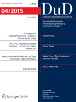 Datenschutz und Datensicherheit - DuD 4/2015