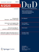 Datenschutz und Datensicherheit - DuD 4/2020