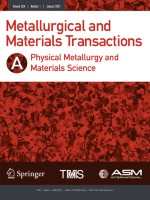 Metallurgical and Materials Transactions A 1/2021