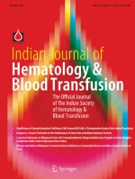 Indian Journal of Hematology and Blood Transfusion 1/2025