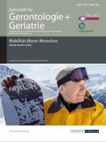 Zeitschrift für Gerontologie und Geriatrie 1/2009