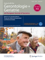 Zeitschrift für Gerontologie und Geriatrie 7/2017