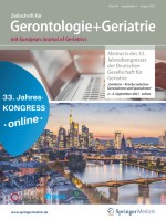 Zeitschrift für Gerontologie und Geriatrie 1/2021