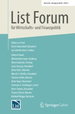 List Forum für Wirtschafts- und Finanzpolitik 4/2024