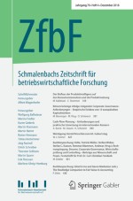 Schmalenbachs Zeitschrift für betriebswirtschaftliche Forschung 4/2018