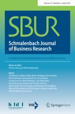 Schmalenbach Journal of Business Research 2/2023