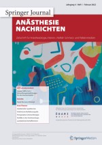 Anästhesie Nachrichten 1/2022