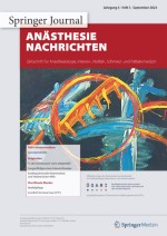 Anästhesie Nachrichten 3/2024