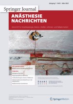 Anästhesie Nachrichten 1/2025