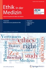 Ethik in der Medizin 4/2012