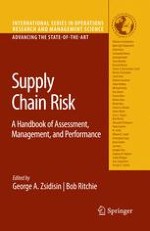 Supply Chain Risk Management – Developments, Issues and Challenges