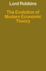 The Evolution of Modern Economic Theory