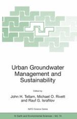 TOWARDS MANAGEMENT AND SUSTAINABLE DEVELOPMENT OF URBAN GROUNDWATER SYSTEMS