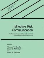 Principles and Guidelines for Improving Risk Communication