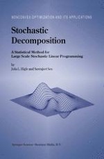 Two Stage Stochastic Linear Programs