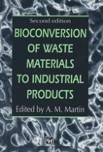 The enzymic treatment of waste materials