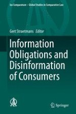 Information Obligations and Disinformation of Consumers