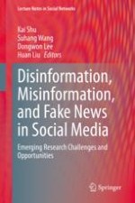 Mining Disinformation and Fake News: Concepts, Methods, and Recent Advancements