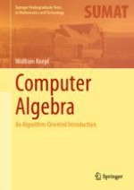 Introduction to Computer Algebra