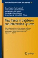 New Trends in Databases and Information Systems: Contributions from ADBIS 2013