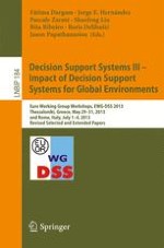 A Decision Support Framework for Crisis Management