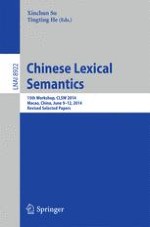 Embedded Compounding Monosyllabic Morphemes: A Perspective from the Lexical Study and TCFL