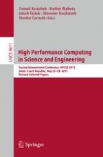 Large Scale Lattice Boltzmann Simulation for the Coupling of Free and Porous Media Flow