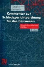 Schiedsgerichtsordnung für das Bauwesen