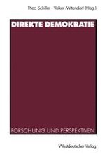 Neue Entwicklungen der direkten Demokratie