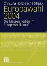 Massenmedien und Europawahlen: low key campaigns - low key response