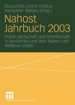 Vorwort Nahost-Jahrbuch 2003