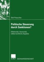 Einleitung: Aktualität und Novität Gegen-Wärtiger Sanktionspolitik