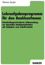 Hinweise zur verkaufsorientierten Gestaltung der Geschäftsbriefe