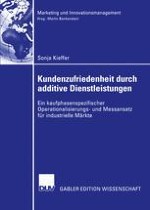 Die Bedeutung leistungsadditiver Dienstleistungen für die Zufriedenheit industrieller Kunden