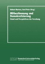 Wirtschaftliche Mitbestimmung und Demokratisierung — Zur Einführung in den Sammelband