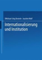 Zur Internationalisierung der deutschen Unternehmen