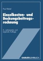 Die Gestaltung der Kostenrechnung für Zwecke der Betriebskontrolle und Betriebsdisposition