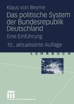 Das Politische System Der Bundesrepublik Deutschland Springerprofessional De
