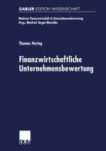 Problemstellung finanzwirtschaftlicher Unternehmensbewertung